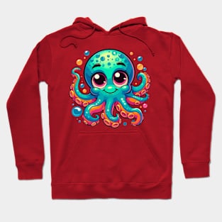 Colorful Octopus Digital Art T-Shirt Hoodie